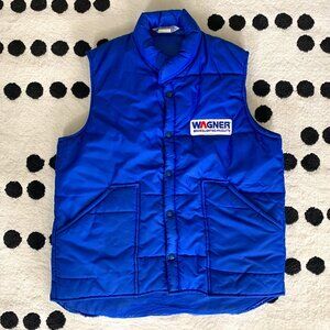 Vintage Wagner Snap Button Puffer Vest